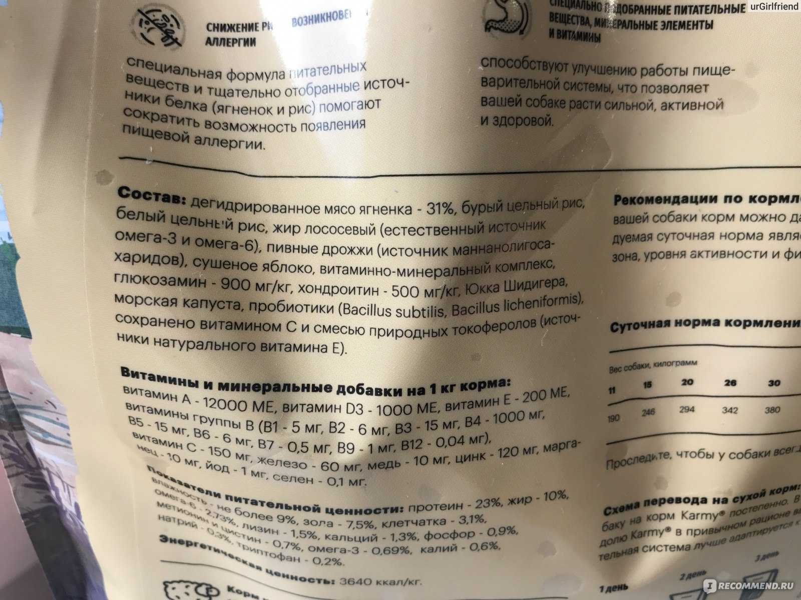 Карми для кошек — состав корма, отзыв ветеринара